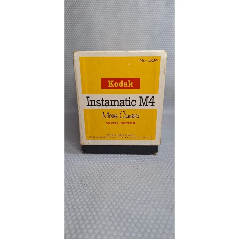 Vintage Kodak Instamatic M4 Movie Camera Great Shape Untested w/Original Box